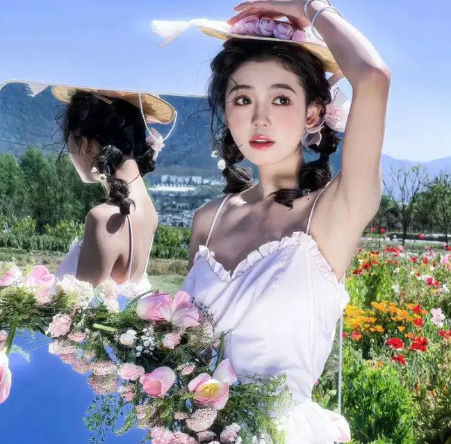 阳台上